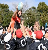 All Blacks' Whitelock in Japan