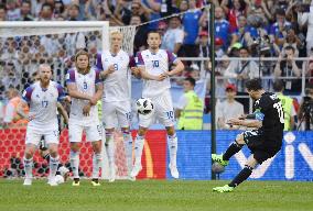 Football: Argentina vs Iceland at World Cup