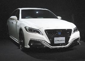 Toyota's remodeled upscale Crown sedan