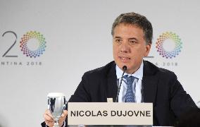 Argentine Treasure Minister Nicolas Dujovne