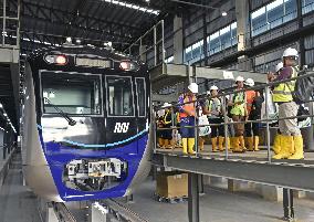 Jakarta MRT ahead of launch