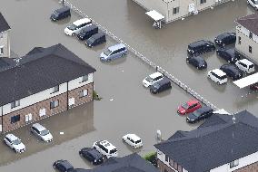 Heavy rain in southwestern Japan