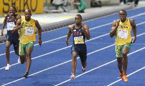 Bolt rewrites world record for men's 100m at world c'ships