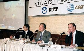 NTT, AT and T agree on alliance