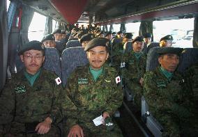 (4)Main Japan ground troop contingent arrive in Kuwait