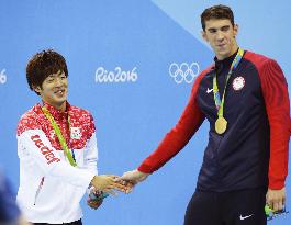 Olympics: Phelps wins, Sakai takes silver in men's 200m butterfly
