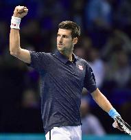Tennis: Nishikori thrashed by Djokovic in Tour Finals