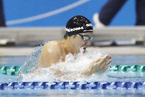 Swimming: Tateishi who will retire competes in national c'ships