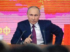 Putin at annual end-of-year press conference
