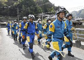 Landslide in Japan