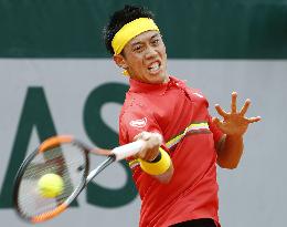 Tennis: Nishikori beats Simon