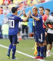 Football: Japan vs Colombia at World Cup