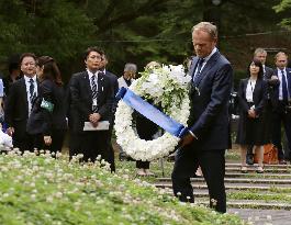 EC President Tusk in Nagasaki