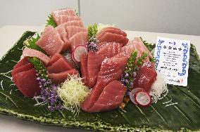Kindai University's farmed tuna