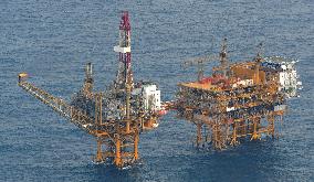 China's natural gas extraction in East China Sea