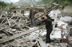 (CORRECTED) Photos from earthquake-devastated China's Sichuan