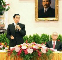 Taiwan President Ma sworn in for second term