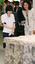 Princess Sayako visits Aichi Expo
