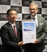 M'bishi Aircraft wins order from Swedish firm for up to 20 MRJs