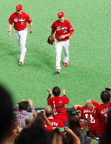 Baseball: Kuroda turns in solid outing in Japan Series Game 3