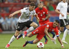 Soccer: Chile, Germany draw 1-1