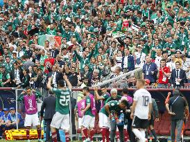 Football: Germany vs Mexico at World Cup