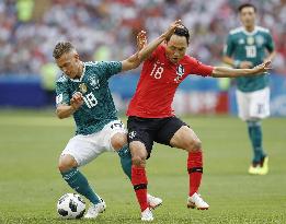 Football: S. Korea vs Germany at World Cup