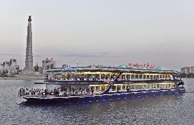 Pyongyang's Taedong River cruiser