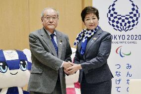 Japan's new Olympic minister, Tokyo governor