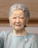 Empress Michiko "shocked" to see headlines on emperor's abdication