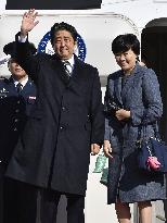 Japan PM Abe leaves for Pacific Rim nation visit