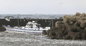 N. Korean fishermen's boat in Japan