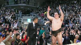 Sumo grand champion Hakuho