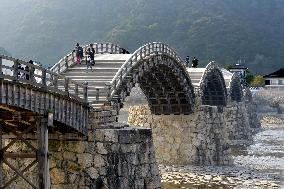 Kintaikyo bridge in western Japan