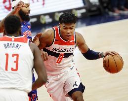 Basketball: Wizards-Pistons NBA game