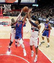Basketball: Wizards-Pistons NBA game