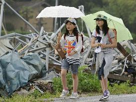 Rainy season arrives in tsunami-hit northeastern Japan