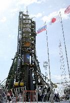 Soyuz at launch pad