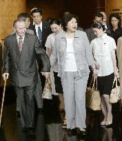 (3)Soga, family leave for Japan, thanks Jakarta