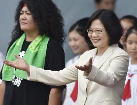 Tsai Ing-wen sworn in as Taiwan's 1st female president