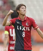 Soccer: Doi double keeps Kashima in hunt for 1st-stage title