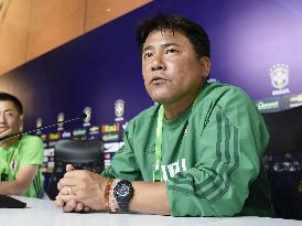 Japan soccer coach cautions team not to overreact to friendly result