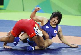 Japan's Watari defeated in women's freestyle 75kg