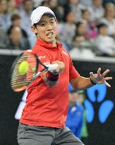 Tennis: Nishikori reaches Australian Open 4th round