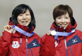 Kodaira top, Takagi 2nd in women's 1,000 meters speed skating