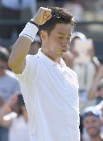 Tennis: Nishikori moves into Wimbledon 3rd round