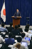 Abe to call general election on tax revenue, N. Korea policy