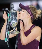Tennis: Elina Svitolina wins WTA Finals