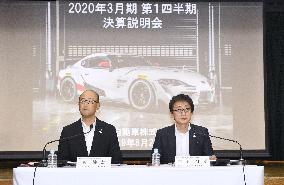 Toyota earnings announcement