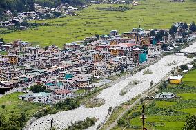 Bhutanese town of Paro